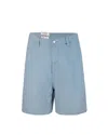 Carhartt Wip Denim Cargo Shorts In Blue