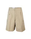 Carhartt Bermuda Marv Leather In Brown