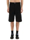 Carhartt Cargo Shorts With Back And Side Pockets In Black