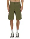 Carhartt Knee Length Cargo Shorts Pockets In Green