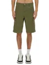 Carhartt Knee Length Cargo Shorts Pockets In Green