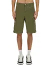 Carhartt Knee Length Cargo Shorts Pockets In Green