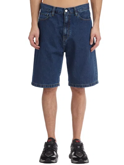 CARHARTT CARHARTT WIP BERMUDA LANDON ROBERTSON DENIM