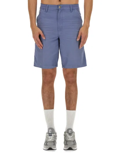 Carhartt Wip Bermuda Shorts "columbia" In Blue