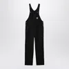 Carhartt Logo-patch Bib Overall In Black