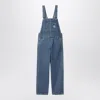 Carhartt Blue Bib Straight Denim Overalls In Blue