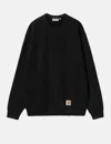 Carhartt Billy Sweat Cotton Sweat In Black