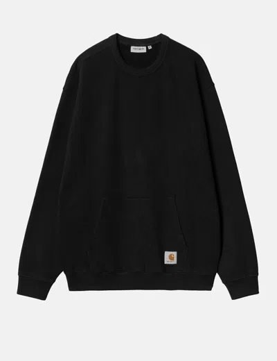 Carhartt Billy Sweat Cotton Sweat In Black