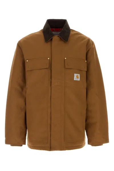 Carhartt Wip Biscuit Cotton Og Arctic Jacket In Brown