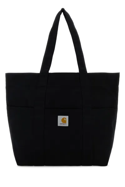Carhartt Wip Black Canvas Parker Tote Bag