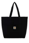 Carhartt Wip Black Canvas Parker Tote Bag In Black