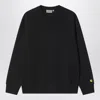 Carhartt Raglan-sleeve Crewneck Sweatshirt In Black