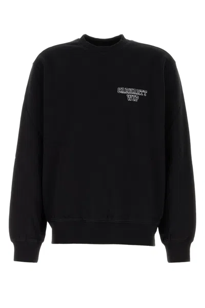 CARHARTT CARHARTT WIP BLACK COTTON ALUMNI SWEAT