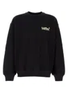 Carhartt Wip Black Cotton Blend Wiptopia Sweatshirt In Black