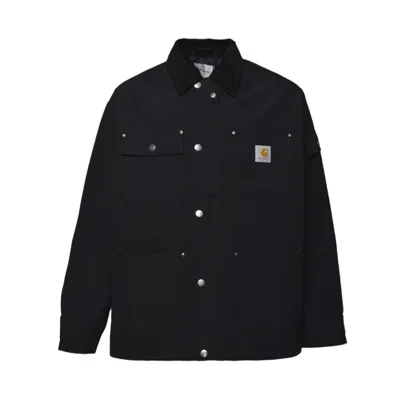 CARHARTT CARHARTT WIP BLACK COTTON CLAPTON JACKET