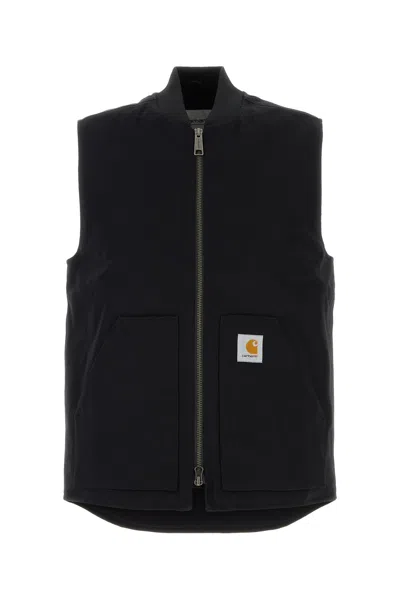 CARHARTT CARHARTT WIP BLACK COTTON CLASSIC VEST