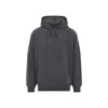 Carhartt Hooded Cotton Vista Sweater With Tonal Details And Logo Patch In Gray