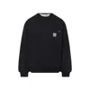Carhartt Detroit Sweat Cotton Stone Washed Sweatshirts Black In Black