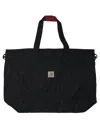 Carhartt Wip Black Nylon Shoulder Bag In Black
