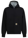 Carhartt Wip Black Polyester Cotton Jacket In Black