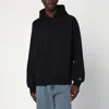Carhartt Wip  Black/gold Hooded Chase Sweatshirt In Black