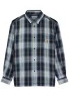 Carhartt Wip Blanton Checked Woven Shirt In Blue