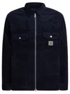 Carhartt Casual Corduroy Jacket Button Cuffs In Blue