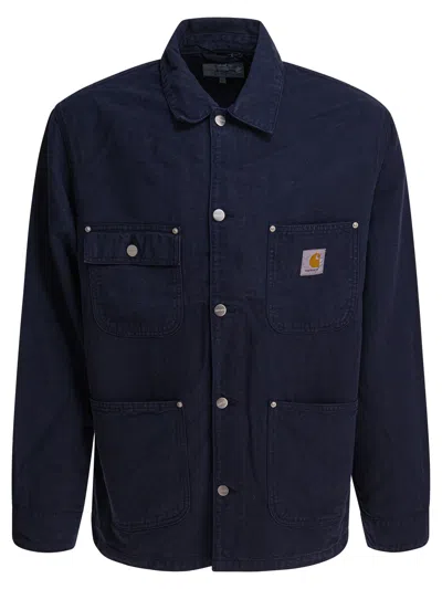 CARHARTT CARHARTT WIP BLUE LINEN JACKET