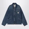 Carhartt Og Detroit Puffer Jackets Blue In Blue