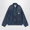 Carhartt Og Detroit Puffer Jackets Blue In Blue