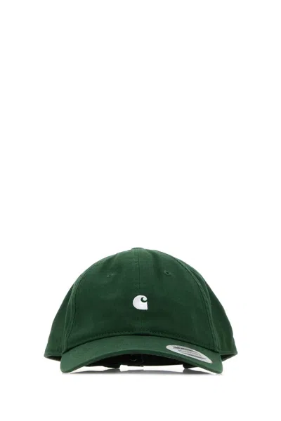 Carhartt Wip Bottle Green Cotton Madison Logo Cap