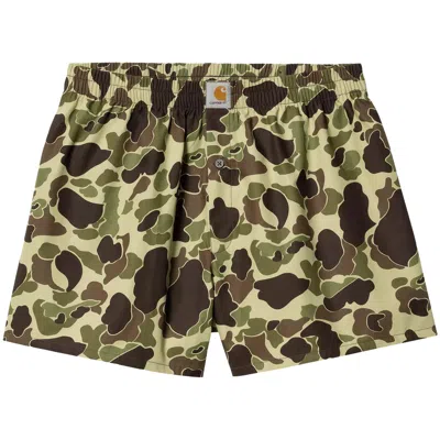 Pre-owned Carhartt Wip Boxer 'camo Duck/green' | Multi-color | Men's Size Xl