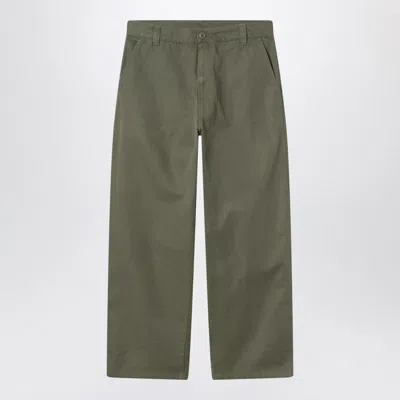 Carhartt Work In Progress Brady Cotton Twill Pants In Green
