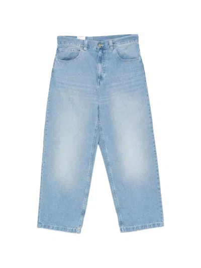 Carhartt Wip Brandon Cotton Trousers In Blue