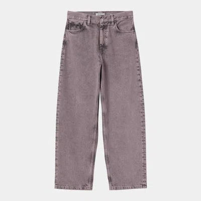 CARHARTT CARHARTT WIP  BRANDON PANT TROUSERS IN BLACK/HYDRANGEA