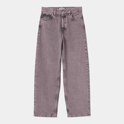 CARHARTT CARHARTT WIP BRANDON PANT TROUSERS IN BLACK/HYDRANGEA