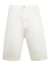 Carhartt Wip Brandon Short In Beige