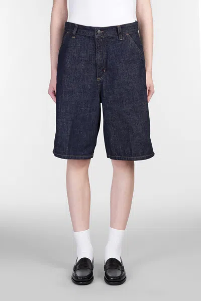 Carhartt Wip Brandon Single Knee Shorts In Navy
