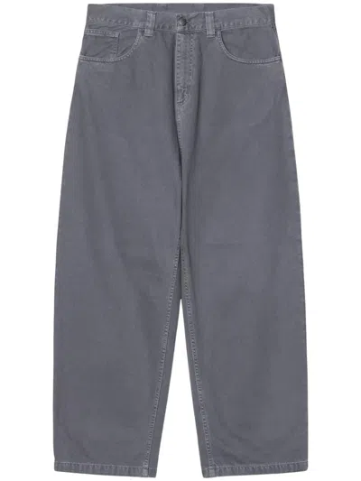 Carhartt Wip Brandon Trousers In Gray