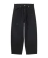 Carhartt Wip Brandon Wide-leg Jeans In Black