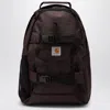 Carhartt Canvas Kickflip Backpack Adjustable Straps In Brown
