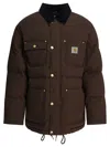 Carhartt Work In Progress Michigan Water Repellent Coat In Brown