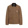 Carhartt Work In Progress Michigan Canvas Coat In Brown