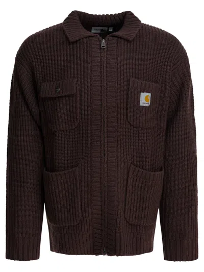 Carhartt Wip Brown Wool Blend Jacket