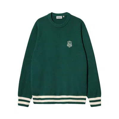 Pre-owned Carhartt Wip Cambridge Sweater 'chervil' | Green | Men's Size L