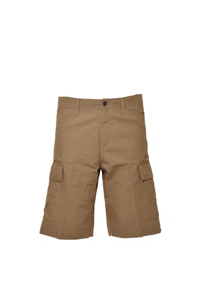 Carhartt Wip Shorts In Brown