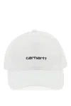 CARHARTT CARHARTT WIP CANVAS SCRIPT BASEBALL CAP
