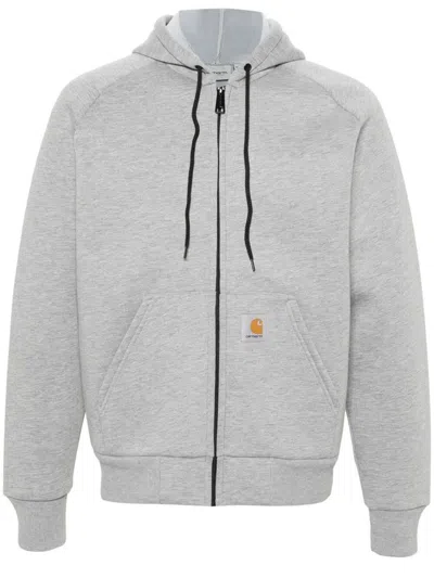 Carhartt Wip "car-lux Hooded" Jacket Clothing In Gray