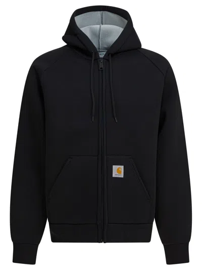 Carhartt Wip Car-lux Hooded Jacket In Black