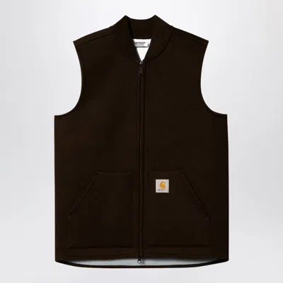 Carhartt Wip  Car-lux Vest Cotton-blend Waistcoat Tabacco-coloured In Brown